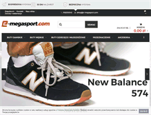 Tablet Screenshot of e-megasport.com